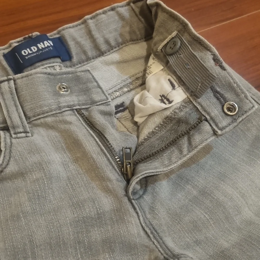 OLD NAVY Kids Skinny Jeans Gray Size 4T